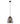Chuva Single Pendant Smoke Glass Raindrop Effect - Ellipse - Lighting Superstore