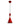 Classic Aluminium Pendant Red - Lighting Superstore