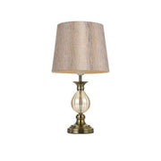 Crest Table Lamp Antique Brass and Gold - Lighting Superstore