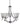 Dallas 5 Light Pendant - Chrome - Lighting Superstore
