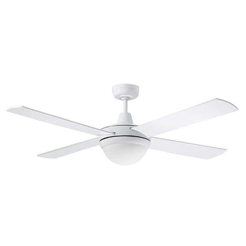 Lifestyle 52 Ceiling Fan White - 2 x E27 Light - Lighting Superstore