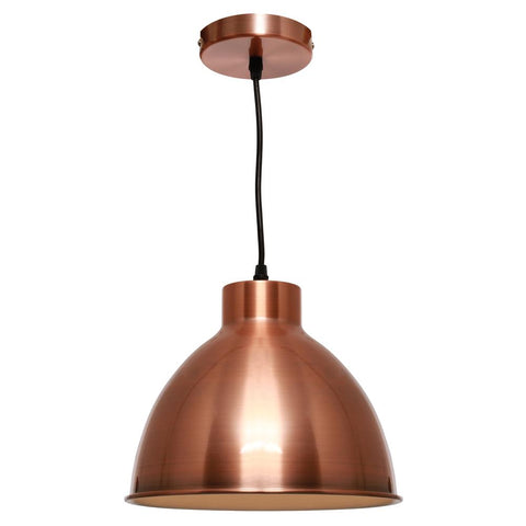 Dome Pendant Light Copper