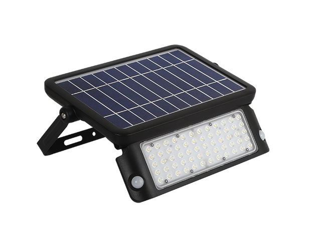 Defender 10w LED Solar Floodlight - Large - Lighting Superstore