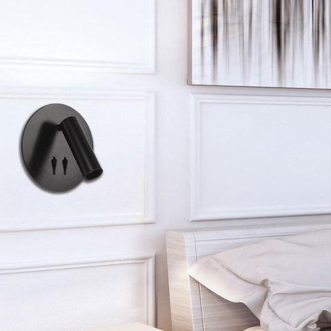 Esra Black LED Wall Light Warm White - Lighting Superstore