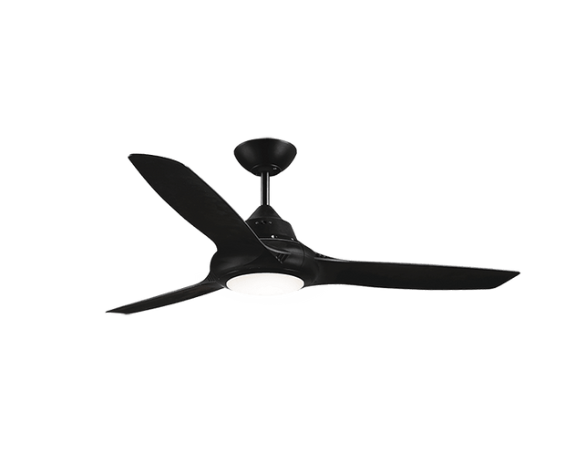 Evo II 50 Ceiling Fan Black 18w CCT LED - Lighting Superstore