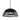 Farina 50 Dome Pendant Light Black - Lighting Superstore
