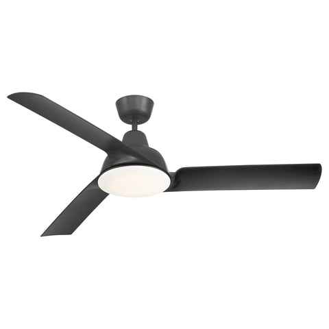 Airventure 52 AC Ceiling Fan Black with 18W CCT LED Light