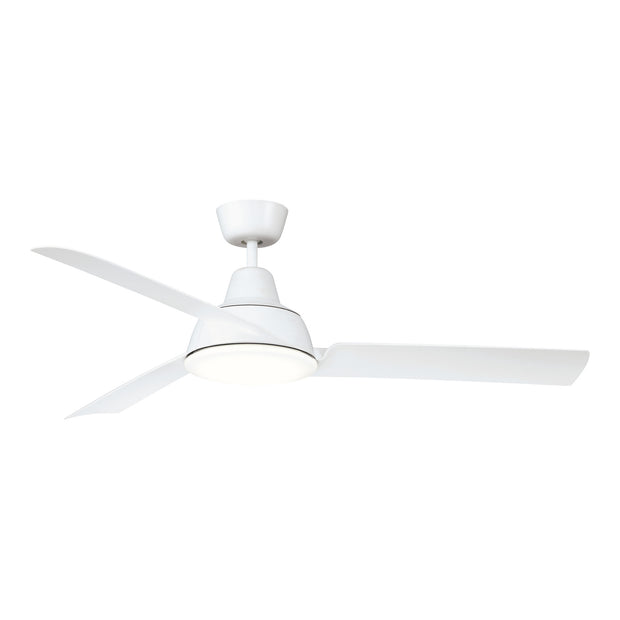 Airventure 52 AC Ceiling Fan White with 18w CCT LED Light