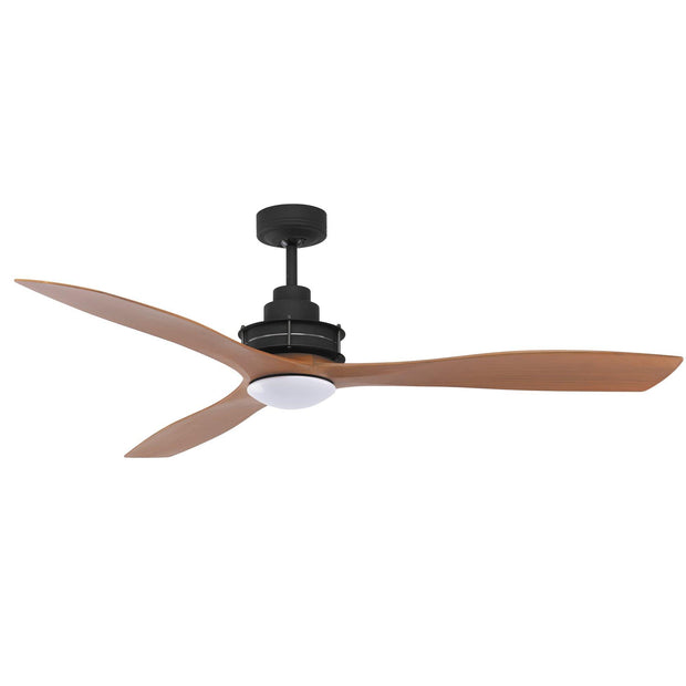 Clarence 56 Ceiling Fan Oil Rubbed Bronze and Dark Timber with 13w LED Light - Lighting Superstore