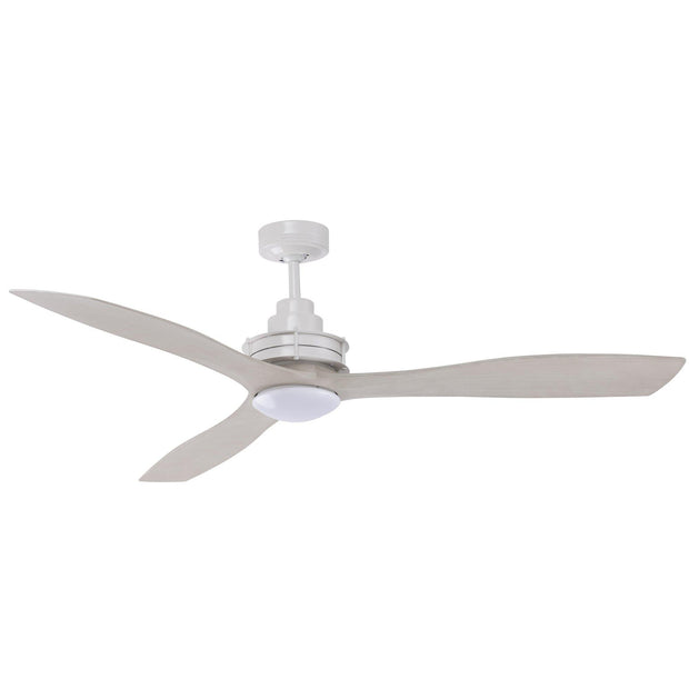 Clarence 56 Ceiling Fan White with 13w LED Light - Lighting Superstore