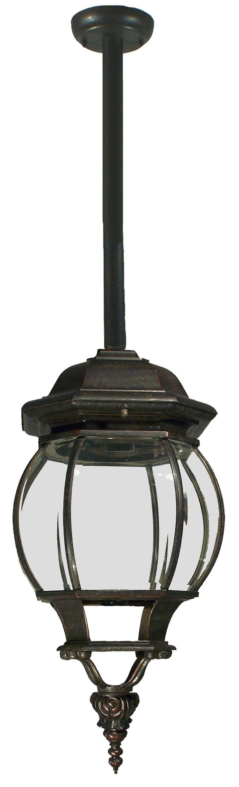 Flinders Exterior Rod Pendant - Antique Bronze - Lighting Superstore