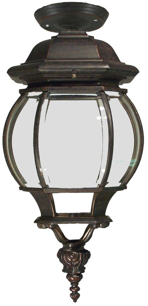 Flinders Exterior Under Eave Medium - Antique Bronze - Lighting Superstore