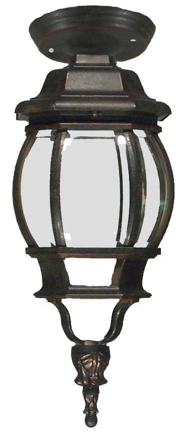Flinders Exterior Under Eave Small - Antique Bronze - Lighting Superstore