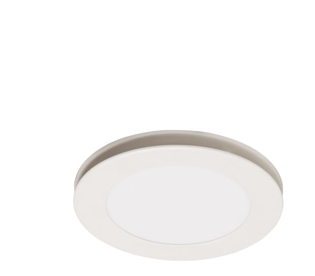 Flow Round Exhaust Fan White with Light - Small - Lighting Superstore