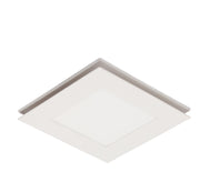 Flow Square Exhaust Fan White with Light - Small - Lighting Superstore