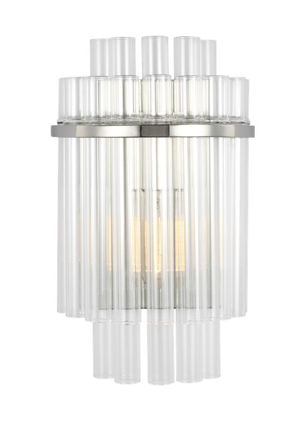 Beckett 1 Light Wall Sconce Polished Nickle
