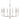 Brianna 9 Light Polished Nickel Chandelier - Lighting Superstore