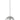 GL ED Whare 1L Med Pendant , Polished Nickel
