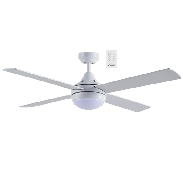 Link 48 Ceiling Fan White - LED Light and Remote