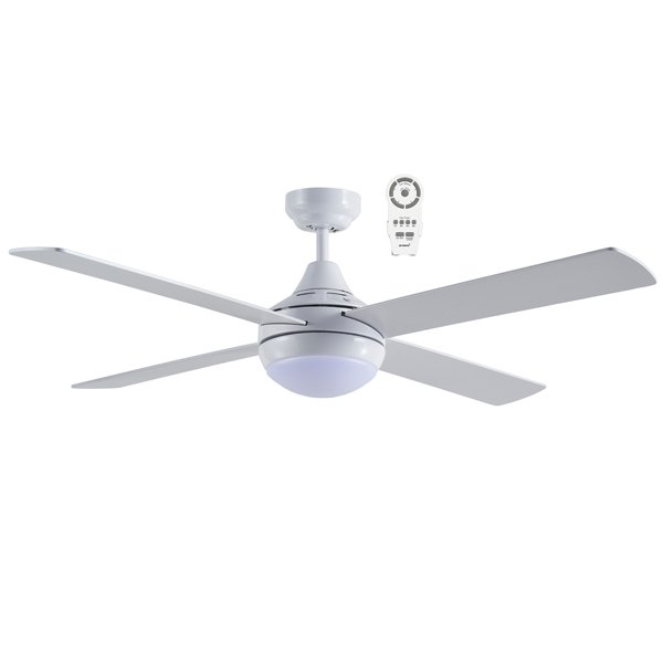 Link 48 DC Ceiling Fan White With LED Light