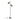 Clinton 2 Light Floor Lamp Grey and Timber - Lighting Superstore