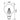 G125 B22 Daylight 6000k 8W frosted LED Dimmable