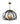 Gamba 5 Light Pendant Brass and Bronze - Wide - Lighting Superstore