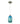Glaze Hand Blown Glass Pendant Light - Blue - Lighting Superstore