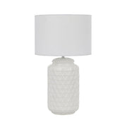 Heshi Ceramic Table Lamp White