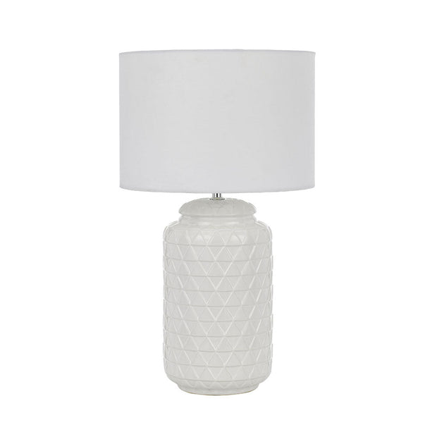 Heshi Ceramic Table Lamp White