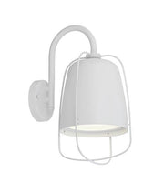 Hink2 Exterior Wall Light Caged White - Lighting Superstore