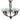 Houston 5 Light CTC Close to Ceiling - Chrome - Lighting Superstore
