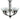 Houston 5 Light CTC Close to Ceiling - Chrome - Lighting Superstore