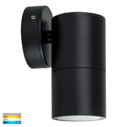 Tivah Single Fixed Wall Pillar Light Black with 9in1 CCT GU10