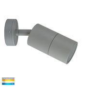 Tivah Single Adjustable Wall Pillar Light Silver with 9in1 CCT GU10