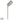 Fortis 1Lt Adjust 285mm Spike Spotlight - 5w MR16 Tri Stainless Steel
