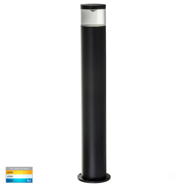 HV1602T-BLK Highlite 5W CCT LED 12v Black Bollard - 445mm