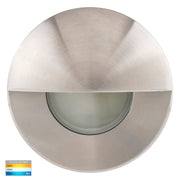 Ollo Recessed Round Wall/Step Light 316 Stainless Steel Eyelid 5w GU10 TRI 240v