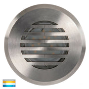 Viale Grill In-ground Path/ Driveway Light Round 316 Stainless Steel 5w MR16 Tri Colour