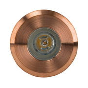 Mini Ollo 1w 5500K 12v Recessed In-ground/Step Light Copper Face