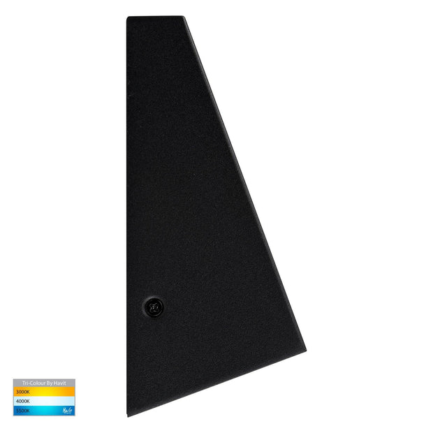 HV3602T-BK Square Wall Wedge Poly Powder Coated Black - Lighting Superstore