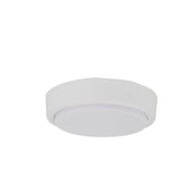 Liptor 200mm Round Poly Powder Coated White Oyster Light 10w Tri Colour