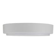 Liptor 370mm Round Poly Powder Coated White Oyster Light 30w Tri Colour
