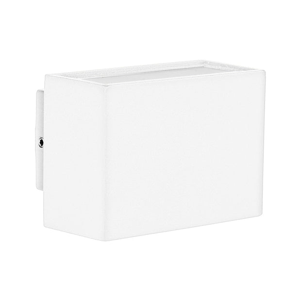 Mini Blokk Mini Up and Down Square Wall Light White 2 x 3w Built-in LED 5500k