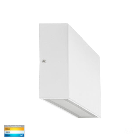 Essil Surface Mounted Wall Light White 4w Built-in Tri 12v
