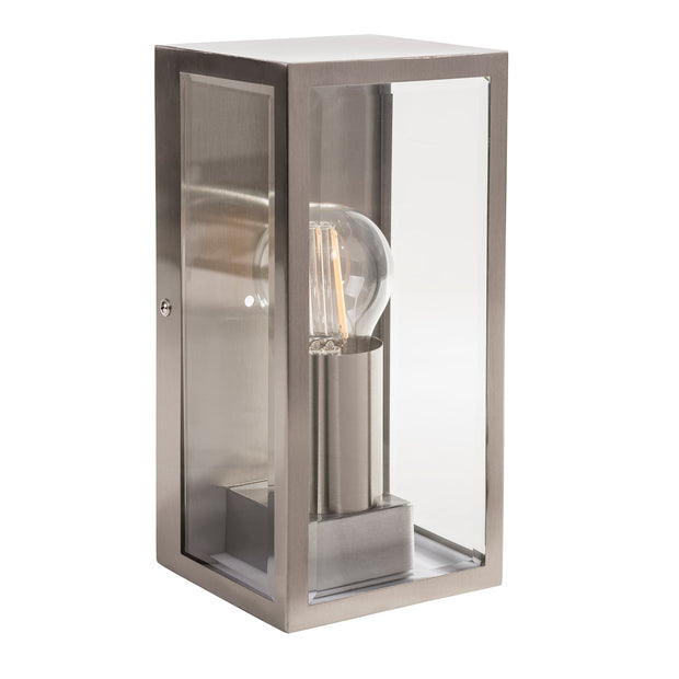 Bayside IP54 Small Exterior Wall Light 316 Stainless Steel (Globe inc.)