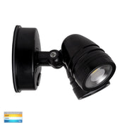 Focus Double 2 x 15w CCT LED Wall Spotlight Black