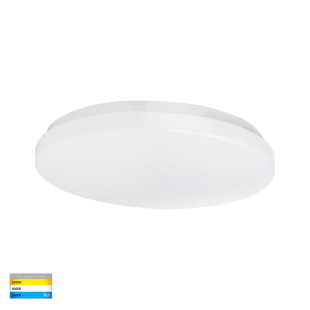 Ostra 18w CCT LED Dimmable 335mm Oyster Light White