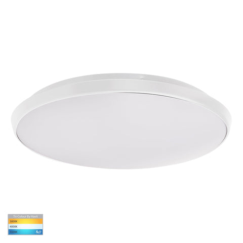 Ostron 28w CCT LED Dimmable 396mm Oyster Light White