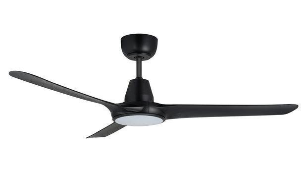 Spyda EC 50 Ceiling Fan Black with CCT LED Light